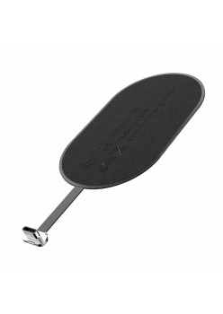 Baseus - Microfiber Wireless Charging Receiver (For Type-C) - Black