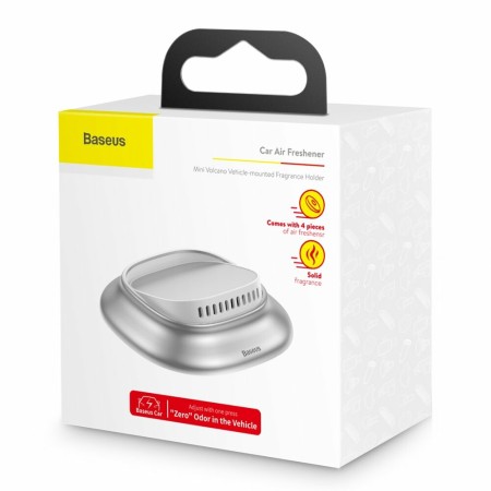 Baseus - Little Volcano Vehicle-Mounted Fragrance Holder - Silver