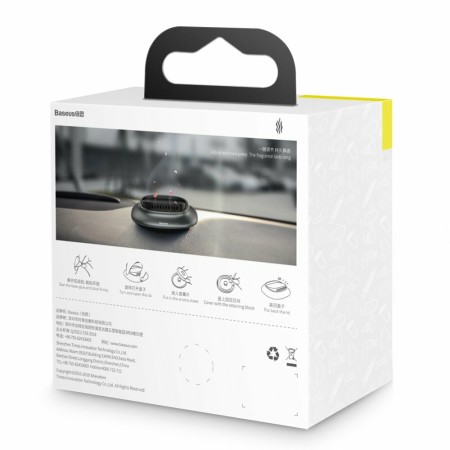 Baseus - Little Volcano Vehicle-Mounted Fragrance Holder - Silver