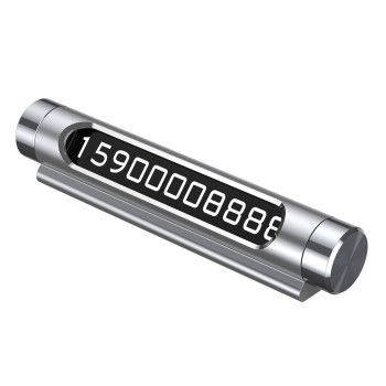 Baseus - Temporary Parking Number Card - Silver