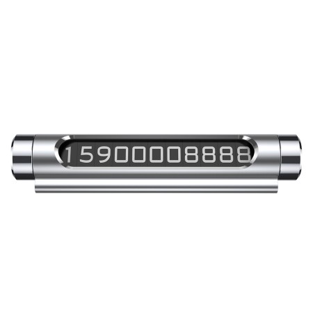 Baseus - Temporary Parking Number Card - Silver