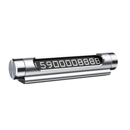 Baseus - Temporary Parking Number Card - Silver