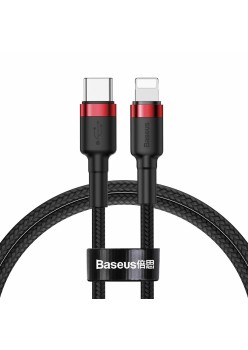 Baseus - Cafule Cable Type-C to iPhone PD 18W 1m - Red Black