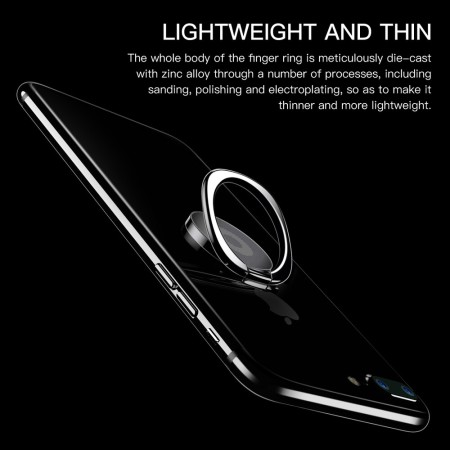 Baseus - Privity Ring Bracket - Black