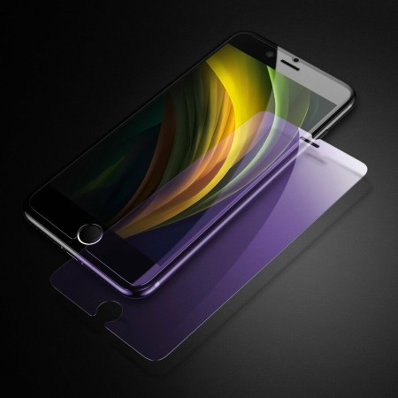 Baseus - Tempered Glass Blue Light Full Cover (0.3mm) - Iphone 7 / 8 / SE2 - Transparent