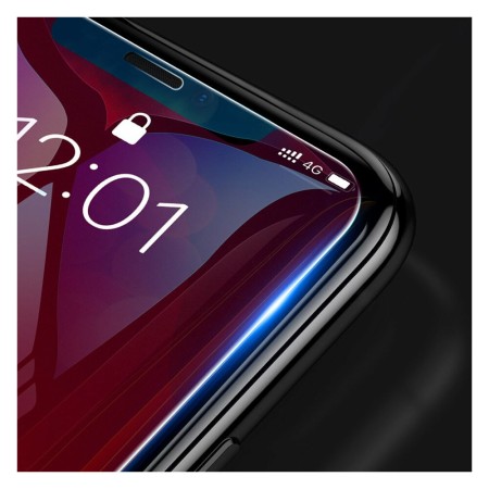 Baseus - Tempered Glass Blue Light Full Cover (0.15mm) (2 pack) - Iphone X / XS / 11 Pro - Applicator Incl. - Transparent