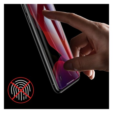 Baseus - Tempered Glass Blue Light Full Cover (0.15mm) (2 pack) - Iphone X / XS / 11 Pro - Applicator Incl. - Transparent