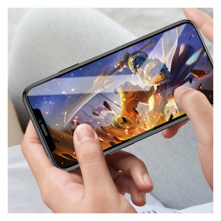 Baseus - Tempered Glass Blue Light Full Cover (0.15mm) (2 pack) - Iphone X / XS / 11 Pro - Applicator Incl. - Transparent
