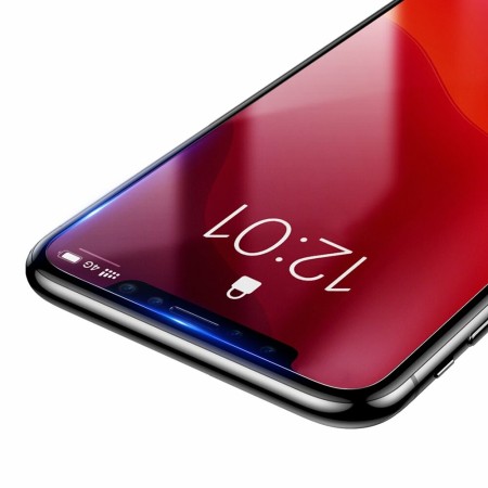 Baseus - Tempered Glass Blue Light Full Cover (0.15mm) (2 pack) - Iphone X / XS / 11 Pro - Applicator Incl. - Transparent