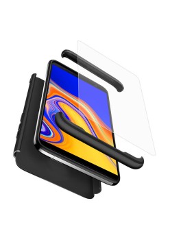 Husa pentru Samsung Galaxy J4 Plus + Folie - GKK 360 - Black