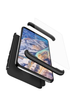 Delistat - GKK - 360 Case + Screen Protector - Samsung Galaxy J6 Plus - Black