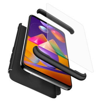 Husa pentru Samsung Galaxy M31s + Folie - GKK 360 - Black