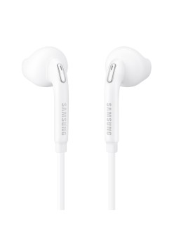 Samsung - Wired Earphones (EO-EG920BW) - Jack 3.5mm, In-Ear, Microphone, Volume Control, 1.2m - White (Bulk Packing)