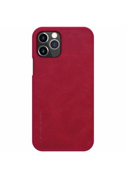 Husa pentru iPhone 12 Pro Max - Nillkin QIN Leather Case - Red