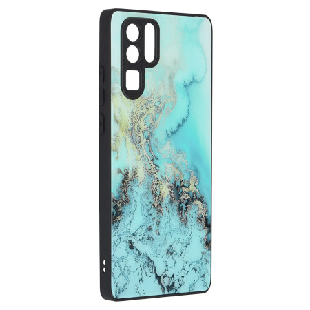 Husa telefon compatibila Huawei P30 Pro / P30 Pro New Edition, Slide & Snap Premium, Magnetic Ring Holder, Negru