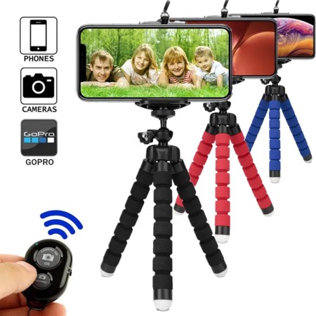 Telecomanda Selfie Stick - Techsuit Bluetooth Control (RMC-01) - Black