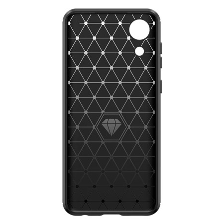Husa pentru Samsung Galaxy A03 Core - Techsuit Carbon Silicone - Black