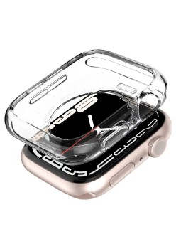 Husa pentru Apple Watch 4 / 5 / 6 / SE / SE 2 / 7 / 8 / 9 (40mm / 41mm) - Spigen Liquid Crystal (ACS04195) - Crystal Clear