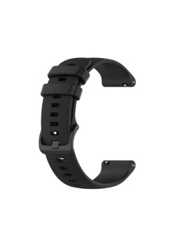 Curea pentru Samsung Galaxy Watch (46mm) / Gear S3, Huawei Watch GT / GT 2 / GT 2e / GT 2 Pro / GT 3 (46 mm) - Techsuit Watchband 22mm (W006) - Black