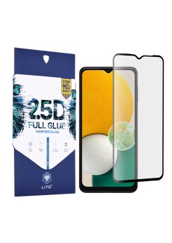 Folie pentru Samsung Galaxy A13 5G / A04s / A04 - Lito 2.5D FullGlue Glass - Black