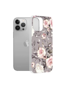 Husa pentru iPhone 13 Pro Max - Techsuit Marble Series - Bloom of Ruth Gray