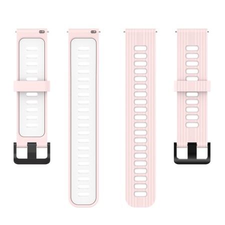 Curea pentru Samsung Galaxy Watch 4/5/Active 2, Huawei Watch GT 3 (42mm)/GT 3 Pro (43mm) - Techsuit Watchband 20mm (W002) - Pink