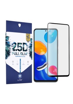 Folie pentru Xiaomi Redmi Note 11 / Note 11S / Poco M4 Pro 4G - Lito 2.5D FullGlue Glass - Black