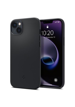 Husa pentru iPhone 14 - Spigen Silicone Fit Mag Safe - Black