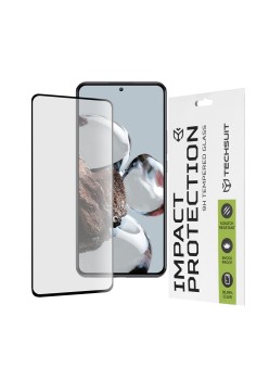 Folie pentru Xiaomi 12T / 12T Pro - Techsuit 111D Full Cover / Full Glue Glass - Black