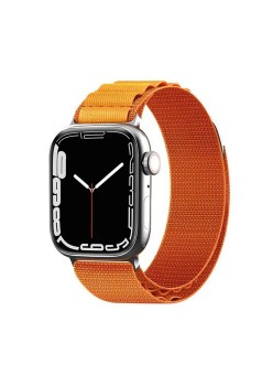 Curea pentru Apple Watch 1/2/3/4/5/6/7/8/9/SE/SE 2/Ultra/Ultra 2 (42/44/45/49mm) - Techsuit Watchband (W037) - Orange