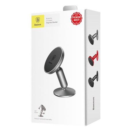 Suport Auto Magnetic pentru Bord - Baseus Bullet (SUYZD-01) - Black