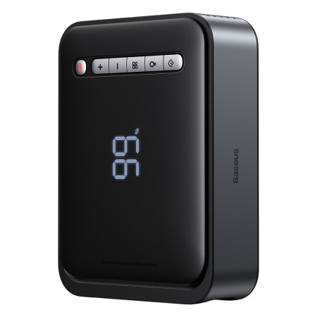 Compresor/Starter Auto/Baterie Externa 150PSI, 1000A, 8000mAh - Baseus Super Energy 2-in-1 (CGCN000001) - Black