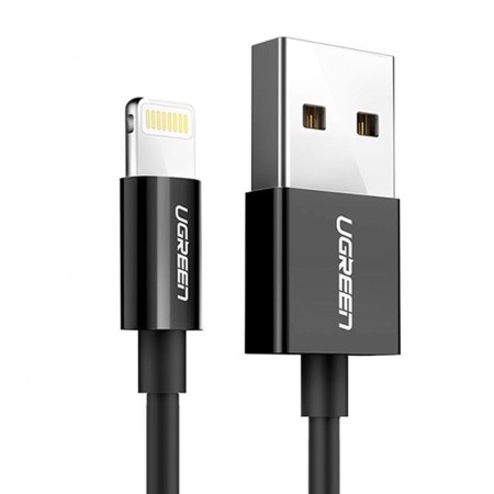Cablu de Date USB la Lightning, 2m - Ugreen (80823) - Black
