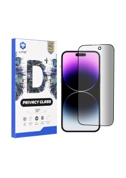Folie pentru iPhone 14 Pro Max - Lito D+ Privacy Glass - Black