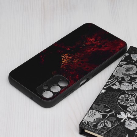 Husa pentru Samsung Galaxy A14 4G / A14 5G - Techsuit Glaze Series - Red Nebula