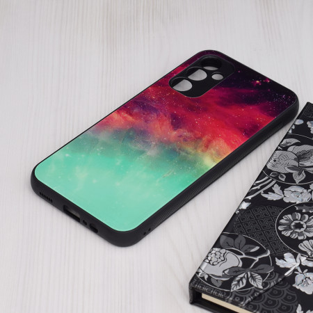 Husa telefon compatibila Samsung Galaxy A14 4G / A14 5G, Tech Glass, Fiery Ocean