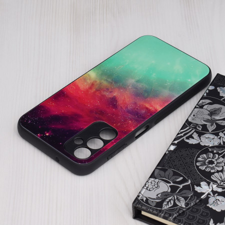 Husa telefon compatibila Samsung Galaxy A14 4G / A14 5G, Tech Glass, Fiery Ocean