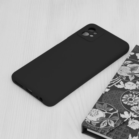 Husa de telefon compatibila Motorola Moto G32, Antiamprenta, Interior Microfibra, Camera Extra Pro, Black