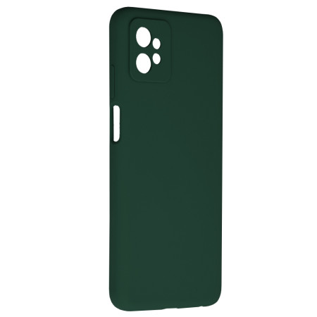 Husa de telefon compatibila Motorola Moto G32, Antiamprenta, Interior Microfibra, Camera Extra Pro, Dark Green