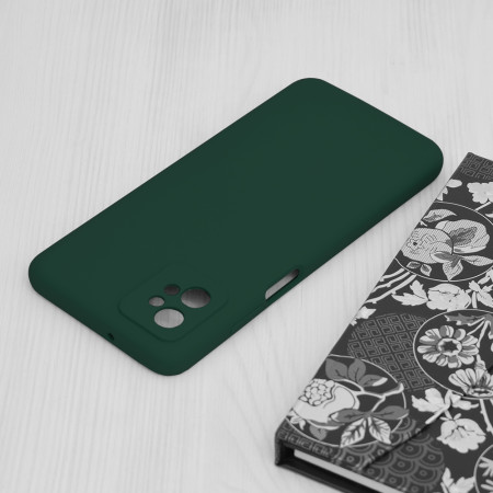 Husa de telefon compatibila Motorola Moto G32, Antiamprenta, Interior Microfibra, Camera Extra Pro, Dark Green