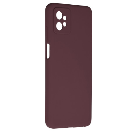 Husa de telefon compatibila Motorola Moto G32, Antiamprenta, Interior Microfibra, Camera Extra Pro, Plum Violet