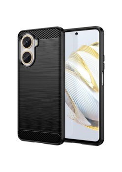 Husa pentru Huawei nova 10 SE - Techsuit Carbon Silicone - Black