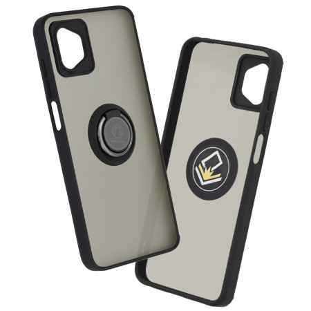 Husa telefon compatibila Motorola Moto G32, Glinth Magnet Auto si Inel Rotativ, Negru