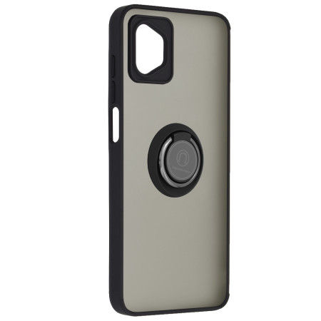Husa telefon compatibila Motorola Moto G32, Glinth Magnet Auto si Inel Rotativ, Negru