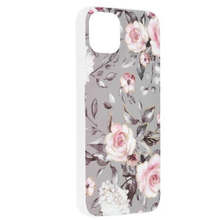 Husa pentru iPhone 14 Plus - Techsuit Marble Series - Bloom of Ruth Gray