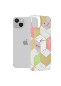Husa pentru iPhone 14 Plus - Techsuit Marble Series - Purple Hex