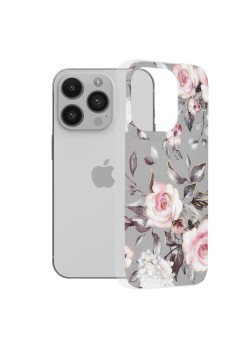 Husa pentru iPhone 14 Pro - Techsuit Marble Series - Bloom of Ruth Gray