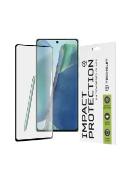 Folie pentru Samsung Galaxy Note 20 / Note 20 5G - Techsuit 111D Full Cover / Full Glue Glass - Black