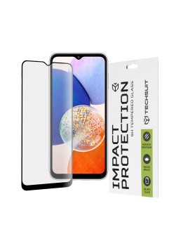 Folie pentru Samsung Galaxy A14 4G / A14 5G - Techsuit 111D Full Cover / Full Glue Glass - Black