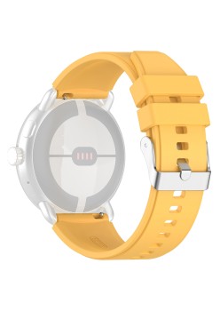 Curea pentru SHuawei Watch GT 2 (46mm)/GT 2 Pro/GT 3 Pro (46mm)/Ultimate, Xiaomi Watch S1 - Techsuit Watchband 22mm (W026) - Yellow